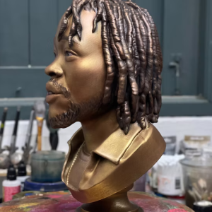 Bust B - Bronze Color (10.5 inch, 12.5 inch)